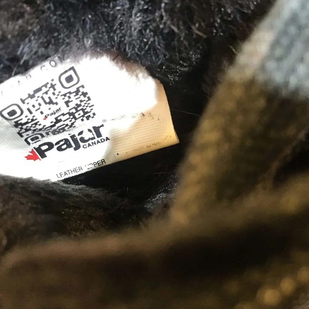 Pajar Alice Lugsole Leather Faux Fur Lined Winter Snow Rain Boots. - Picture 13 of 14